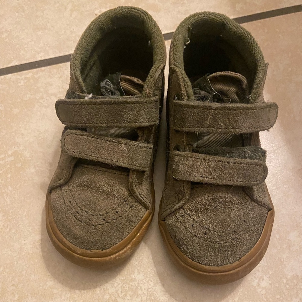 Vans Toddler SK8-Mid Reissue V 7.5 green and gum